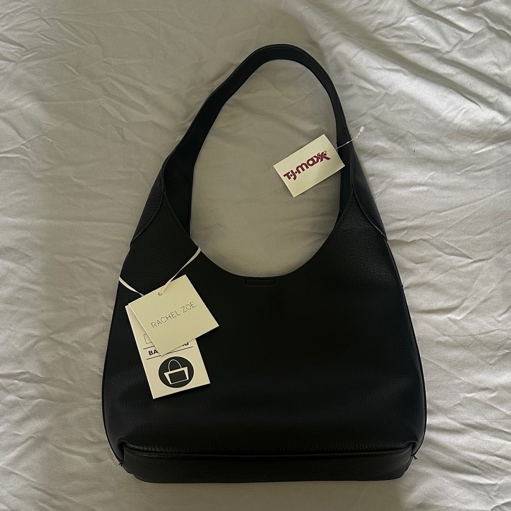 Rachel Zoe Black Pebbled Shoulder Bag